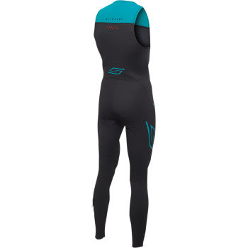 SLIPPERY Breaker Wetsuit - Black/Aqua - Small 3201-0288