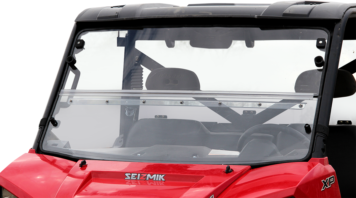 SEIZMIK Folding Windshield - Hard Coated Polycarbonate 25003