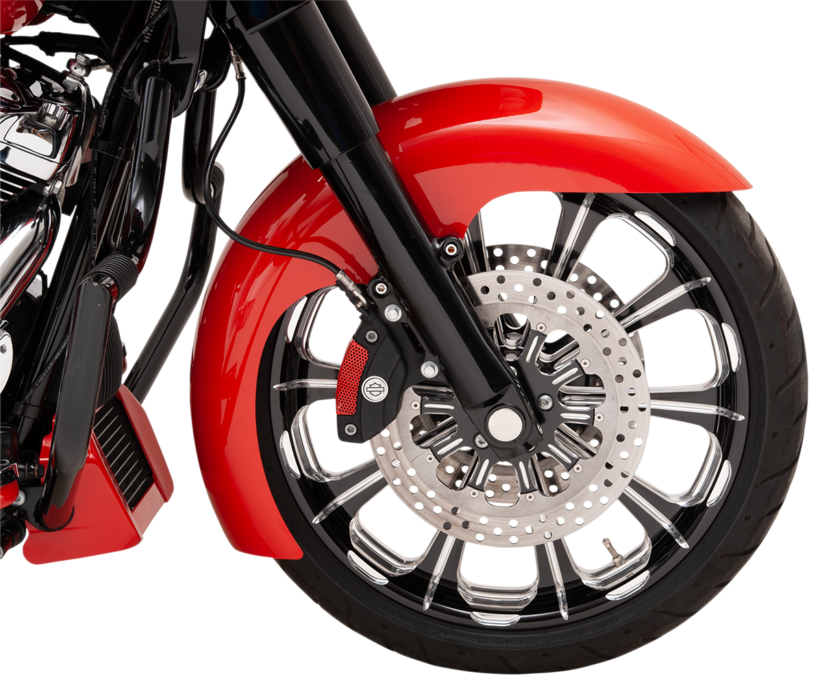 KLOCK WERKS Level Fender Kit - w/ Chrome Blocks - Steel - 19" KWF-03-0015