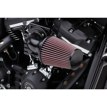 COBRA Cone Air Filter - Black/Black Harley-Davidson 606-0100-06B