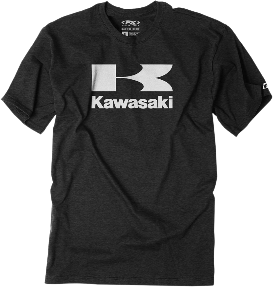 FACTORY EFFEX Kawasaki Flying-K T-Shirt - Charcoal - XL 22-87116