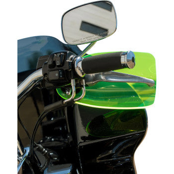 KLOCK WERKS Flare® Handguards - Harley-Davidson Cable Clutch - Green Ice KWS-01-0127-CC