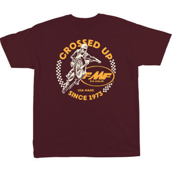 FMF Crossed Up T-Shirt - Maroon - XL SP24118901MRNXL