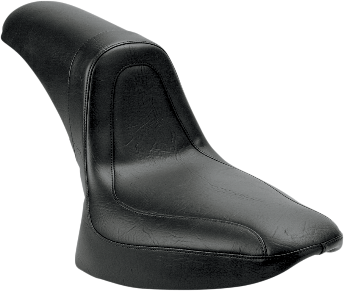 MUSTANG Seat - Fastback - Stitched - Black - Softail '84-'99 75444