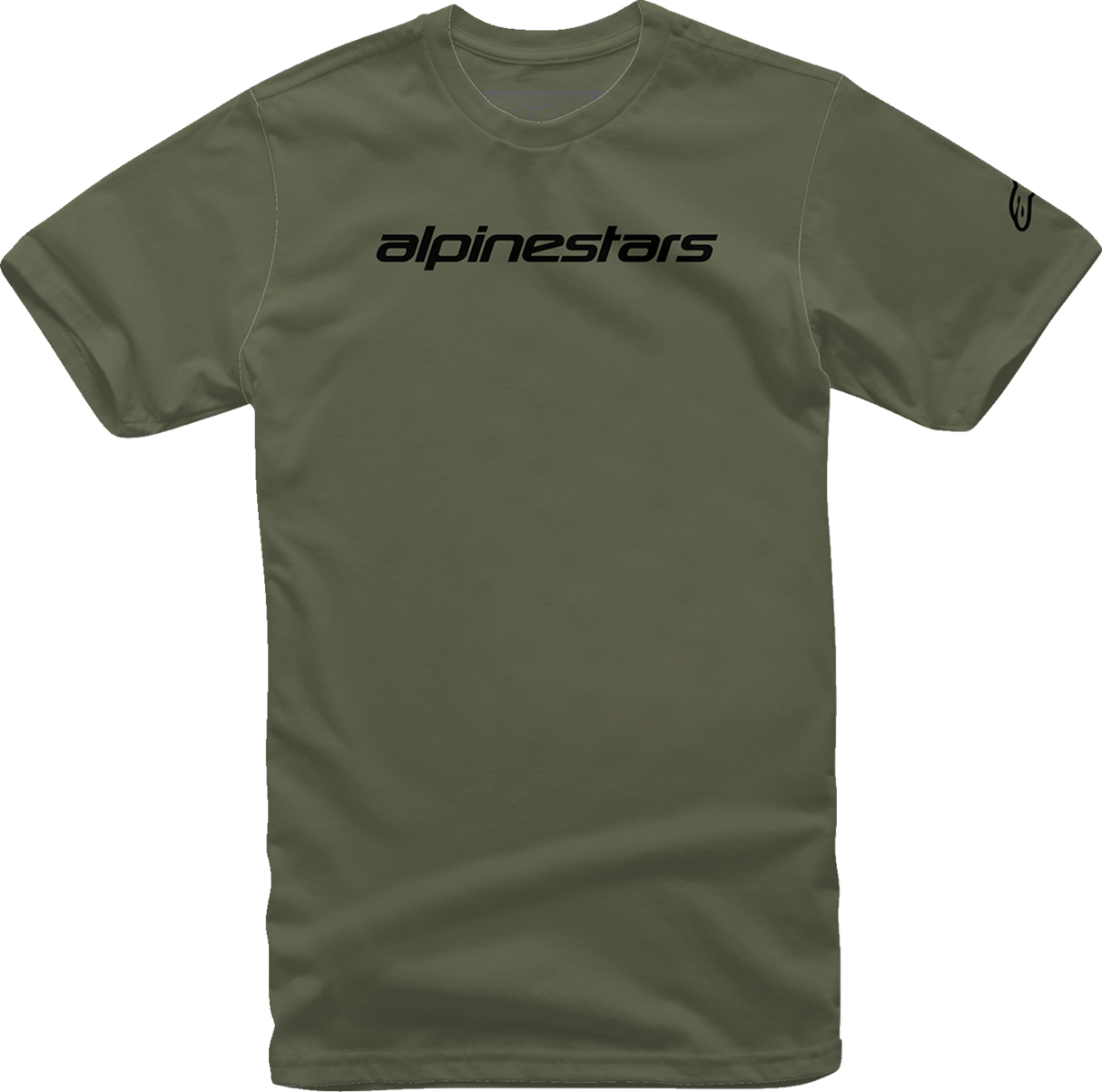 ALPINESTARS Linear Wordmark T-Shirt - Military/Black - XL 1212720206910XL