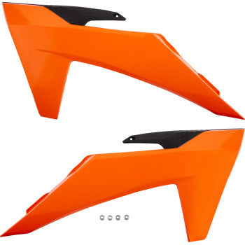 UFO Radiator Covers - Orange KTM SX/SXF 2023 KT05011-127