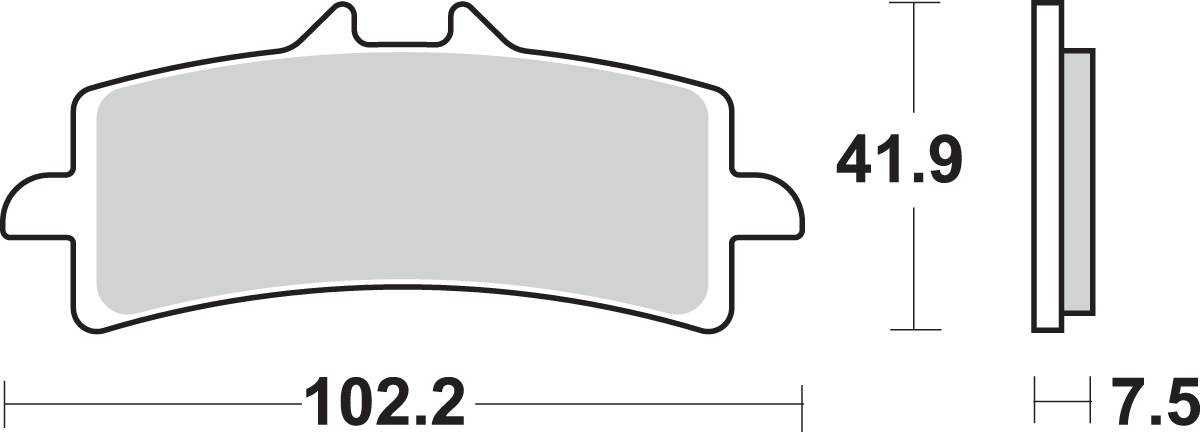 SBS HS Brake Pads - 841HS 841HS