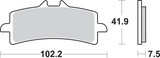 SBS HS Brake Pads - 841HS 841HS