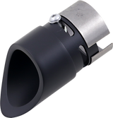 BARON Exhaust Tip - Black - Mini Scalloped BA-1100-02B