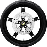 COASTAL MOTO Daytona Front Wheel - Black (21") | Rotor (12.6) | Dunlop AE Tire (130/60B21) PKG-DAY213SB-24ABST