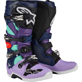 ALPINESTARS Limited Edition Imperial Tech 7 Boots - Purple/Blue/Black - US 12  2012014-387-12