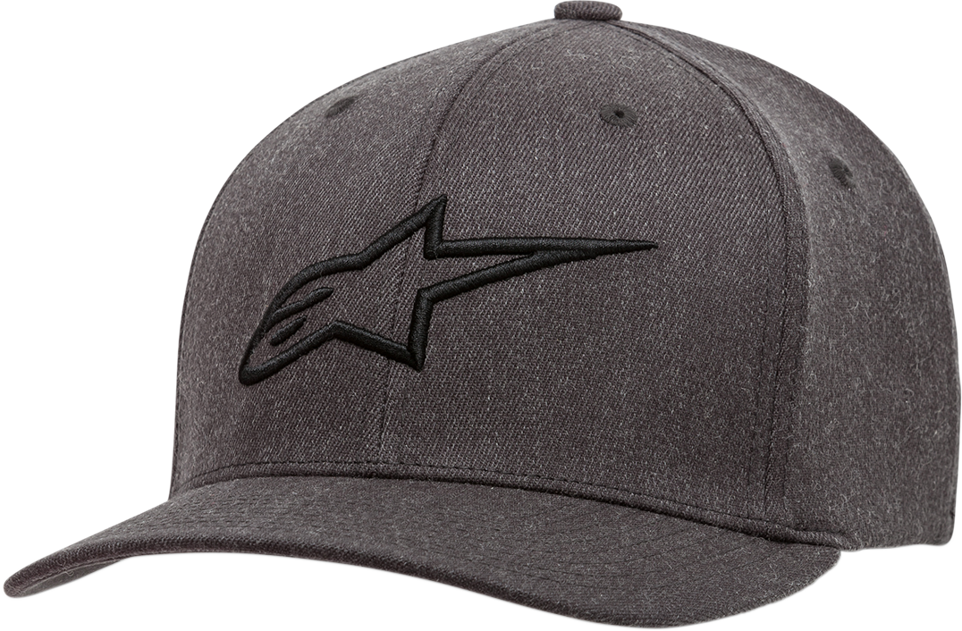 ALPINESTARS Ageless Curve Hat - Heather Charcoal/ Black - Large/XL 1017810101910LX