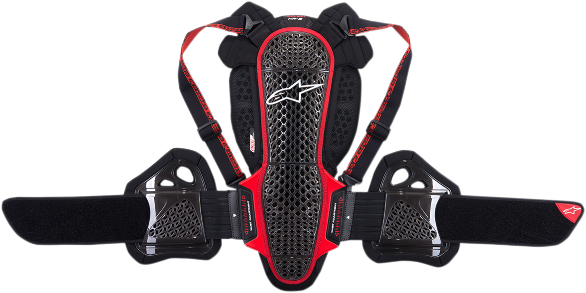 ALPINESTARS Nucleon KR-3 Back Protector - Black/Red - XL 6504718-13-XL