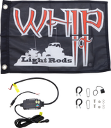 WHIPITLIGHTRODS 3' Light Rod Whip - Bluetooth - White SB-RGBBT-231