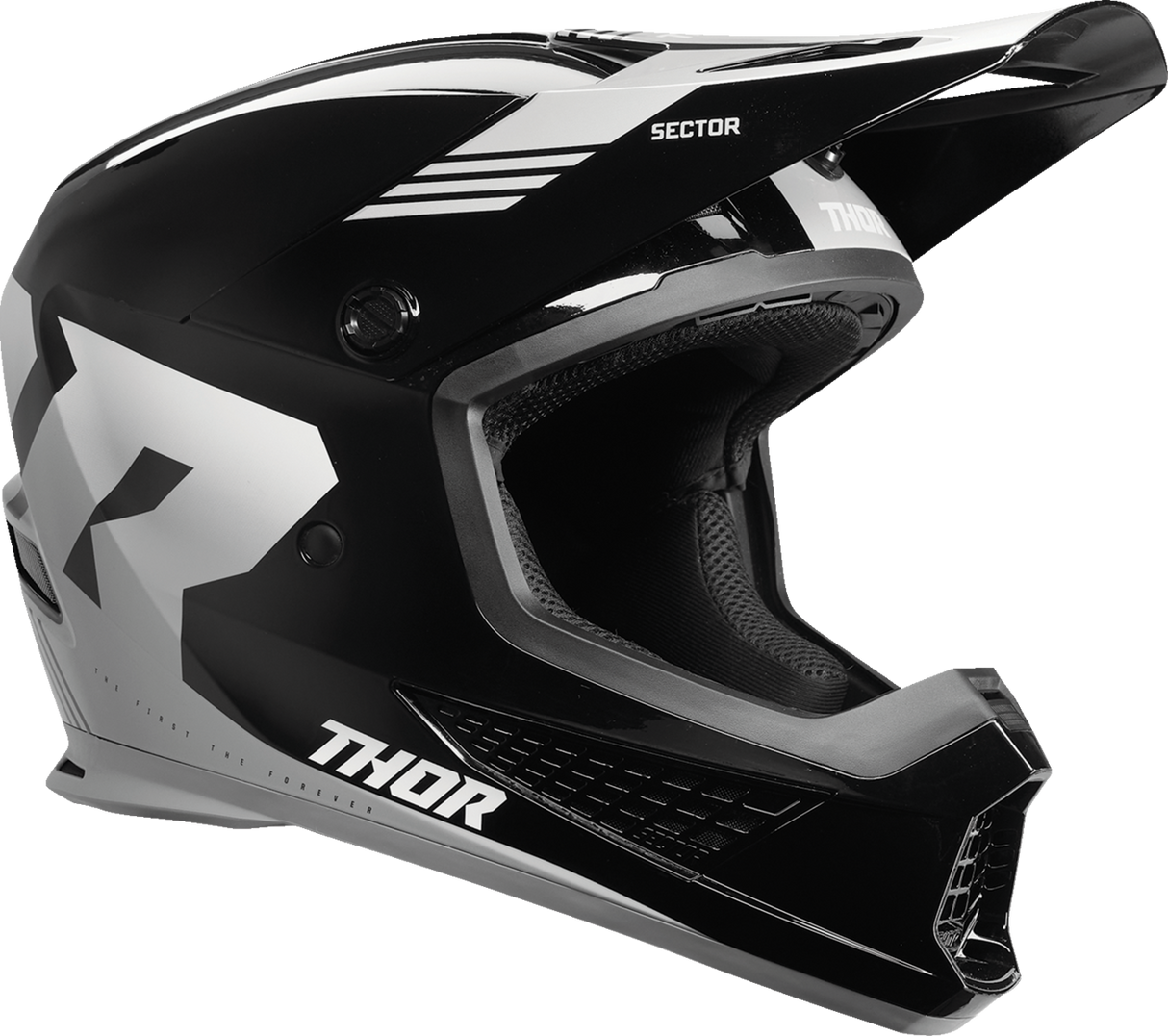 THOR Sector 2 Helmet - Carve - Black/White - Medium 0110-8115