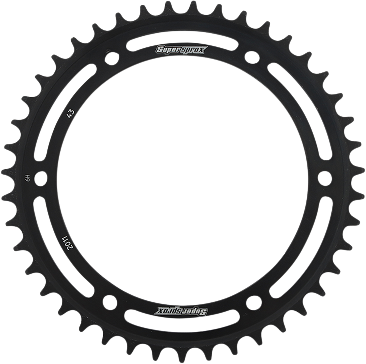 SUPERSPROX Rear Sprocket - 43 Tooth RFE-2011-43-BLK