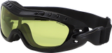 BOBSTER Night Hawk Goggles - Gloss Black - Yellow BHAWK01Y