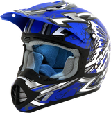 AFX FX-17 Helmet - Butterfly - Matte Blue - Medium 0110-7123