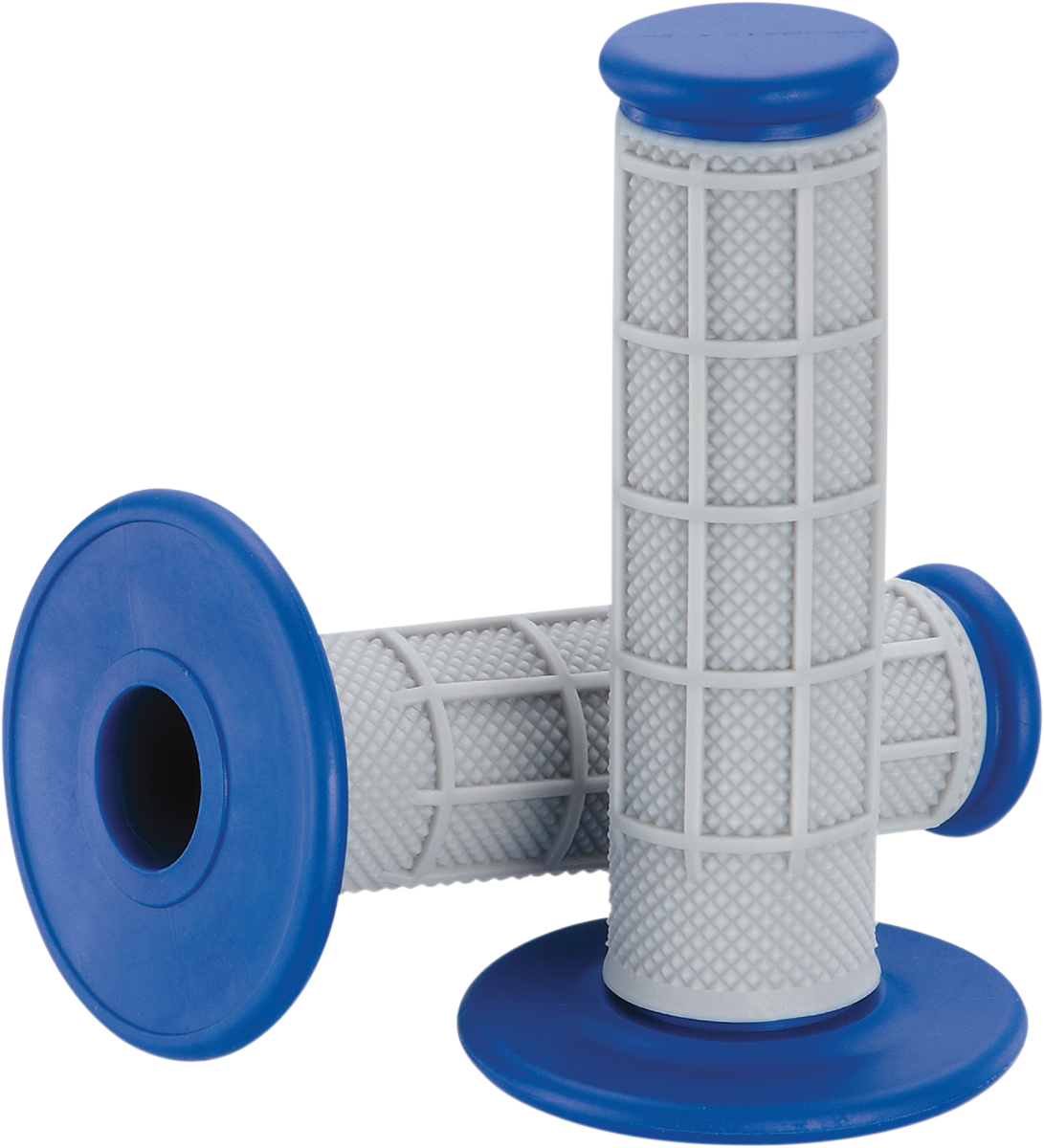 MOOSE RACING Grips - Qualifier - Half Waffle - Blue 1MG0715-EUM