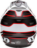 6D ATR-2 Helmet - Phase - White/Red - 2XL 12-2839