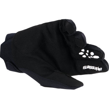 ALPINESTARS Youth Full Bore V2 Gloves - Black/White - Medium 3540226-12-M