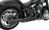 BASSANI XHAUST B1 2:1 Exhaust - Black 1S18RB