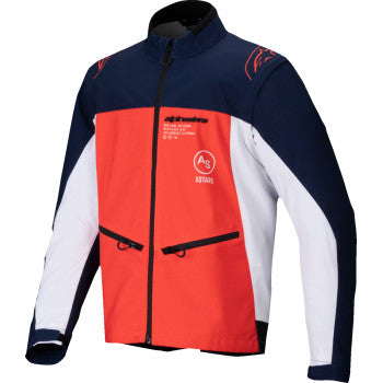 ALPINESTARS Lite-Dura Softshell Jacket - Navy/Orange/White - Small  3700225-7162-S