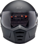 BILTWELL Lane Splitter Helmet - Flat Black - Large 1004-201-504