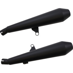 BRITISH CUSTOMS Mufflers - Black Triumph Bonneville T100 /T120 2016-2023  BC902-101-V2-B