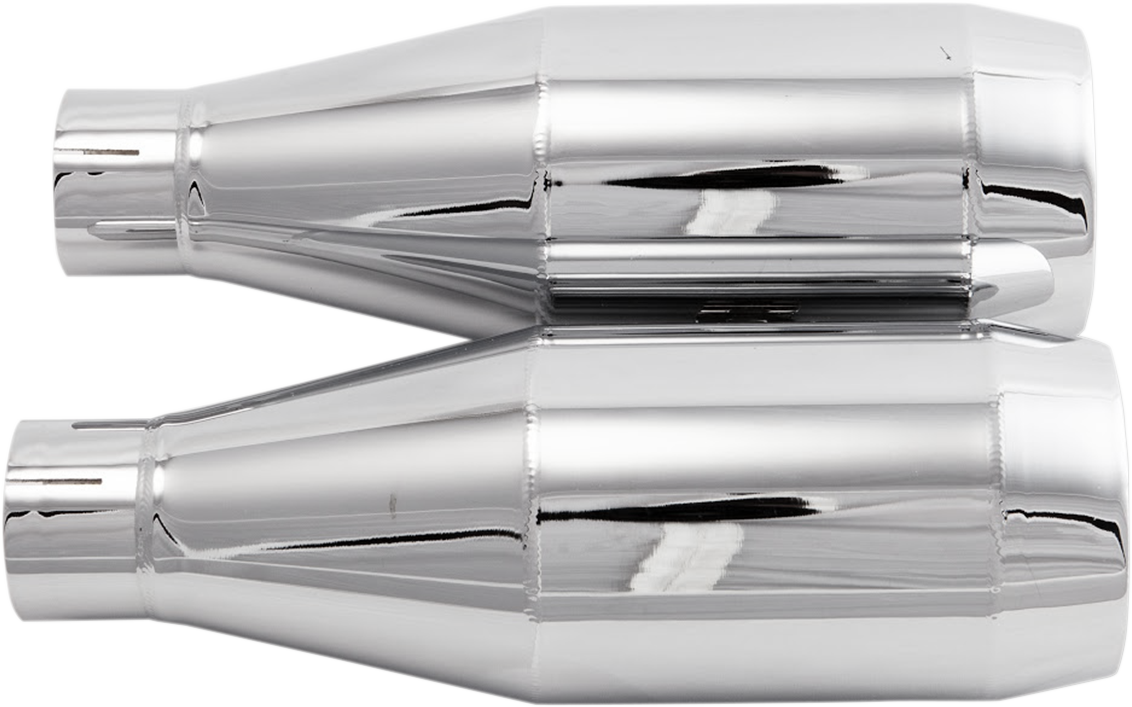 TRASK Slip-On Mufflers - Chrome TM-3042CH