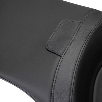 DRAG SPECIALTIES Freedom Seat - Solar Leather - Black - Smooth - FLH '09-'23 0801-1485