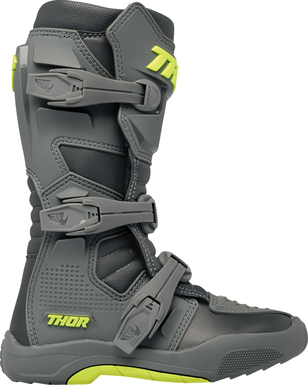 THOR Youth Blitz XR Boots - Gray/Charcoal - Size 1 3411-0738