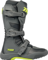 THOR Youth Blitz XR Boots - Gray/Charcoal - Size 1 3411-0738