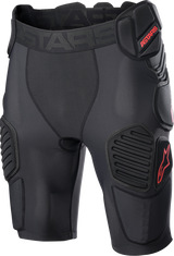 ALPINESTARS Bionic Pro Protection Shorts - Black/Red - XL 6507523-13-XL