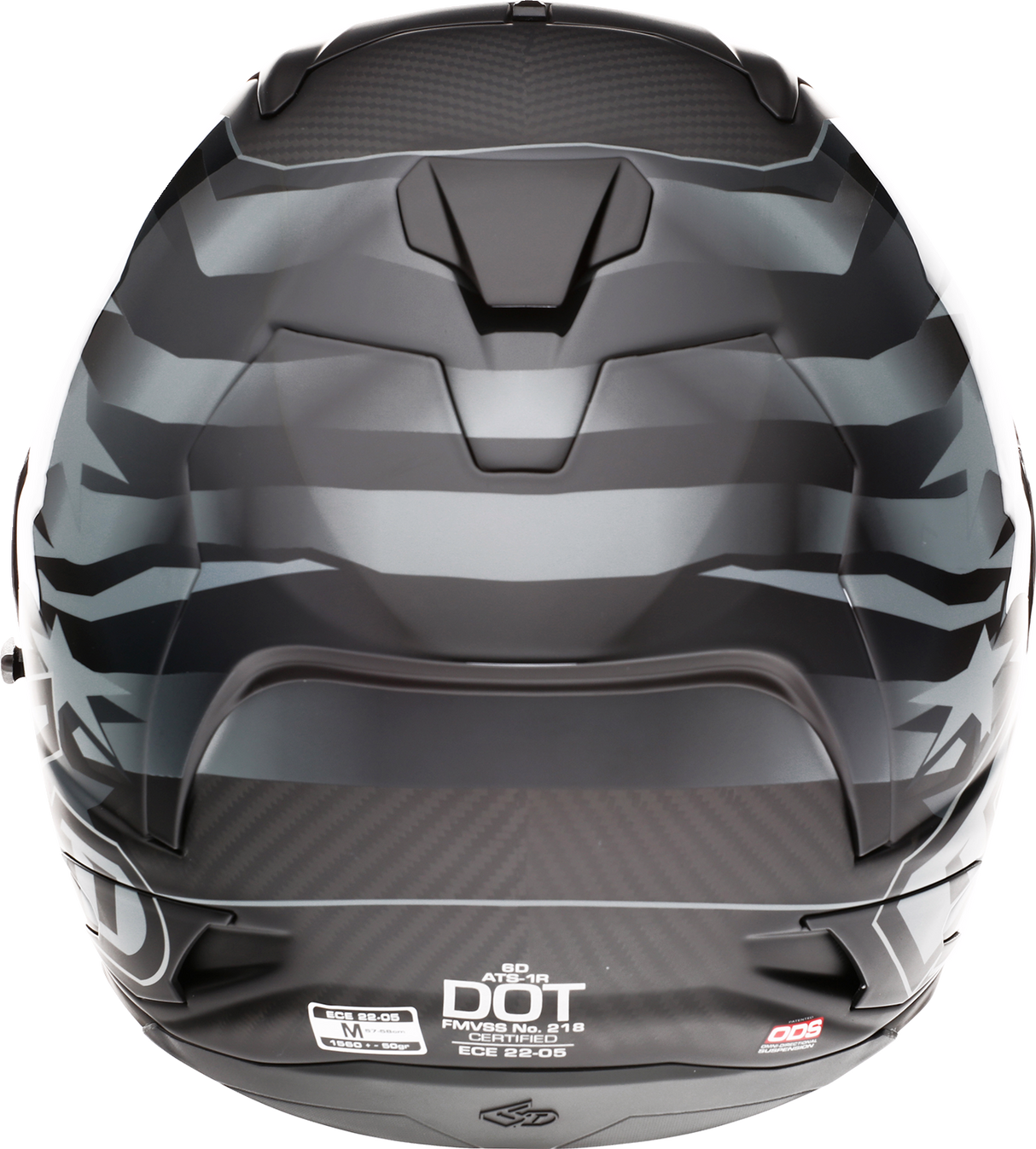 6D ATS-1R Helmet - Patriot - Black - Large 30-0607