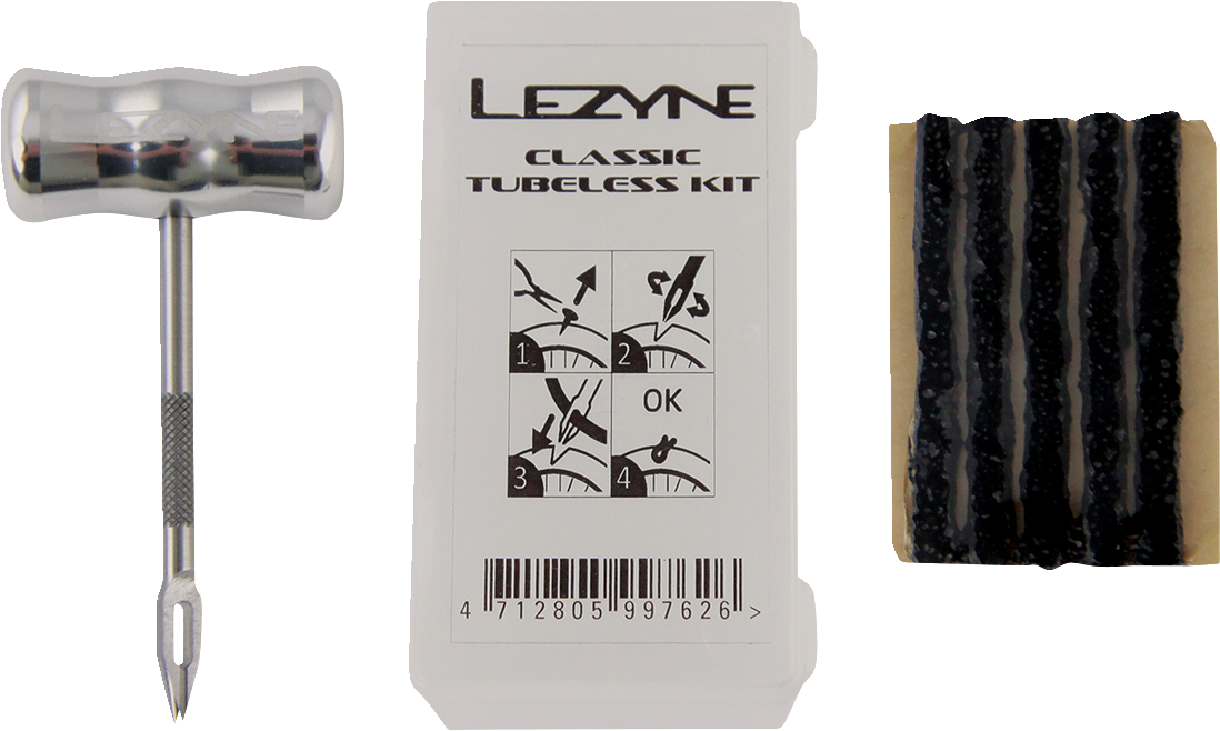 LEZYNE Classic Tubeless Tire Repair Kit 1PKCTBLSV106