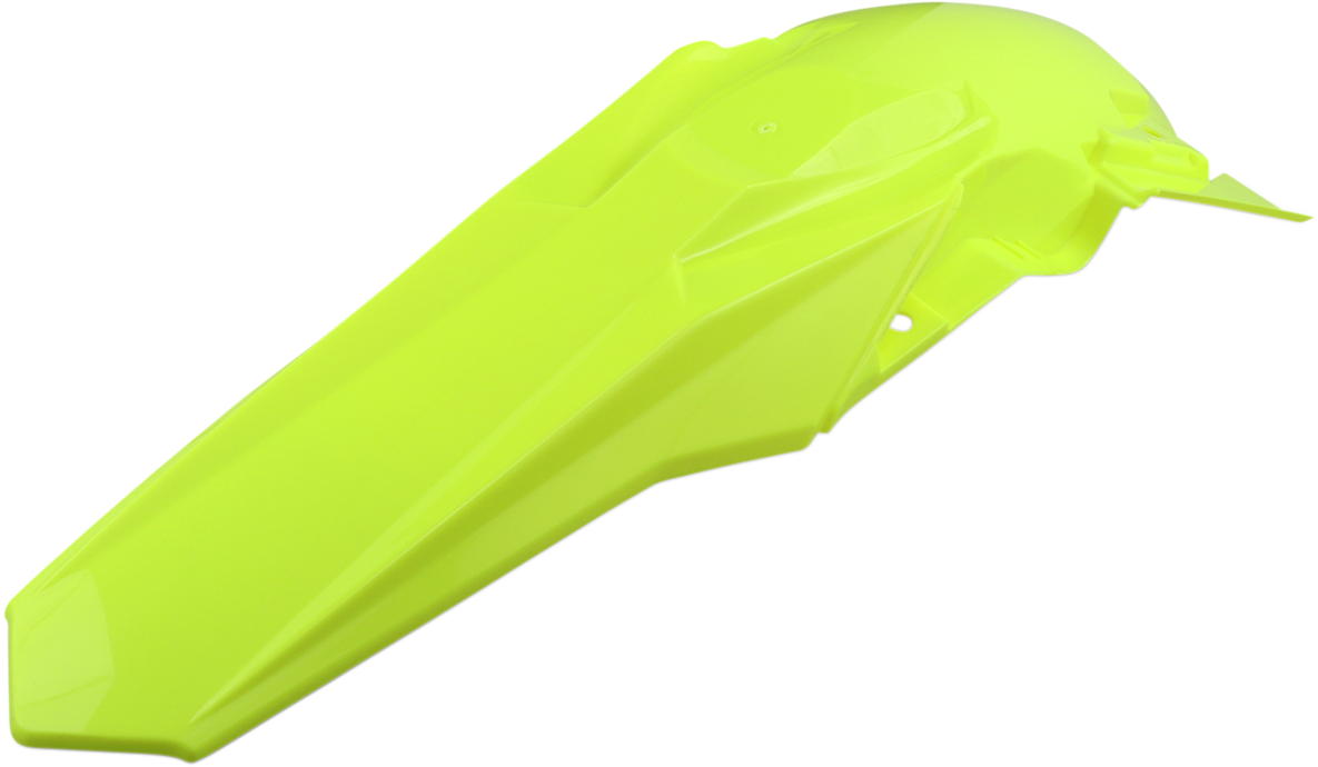 UFO MX Rear Fender - Fluorescent Yellow SU04940-DFLUU