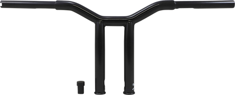 BURLY BRAND Handlebar - Dominator - Raked - 10" - Black B12-6051B