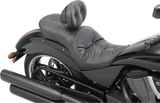 DRAG SPECIALTIES Low Profile Seat - Driver's Backrest - Pillow - Vegas NOT FIT WITH OEM BACKREST 0810-1607