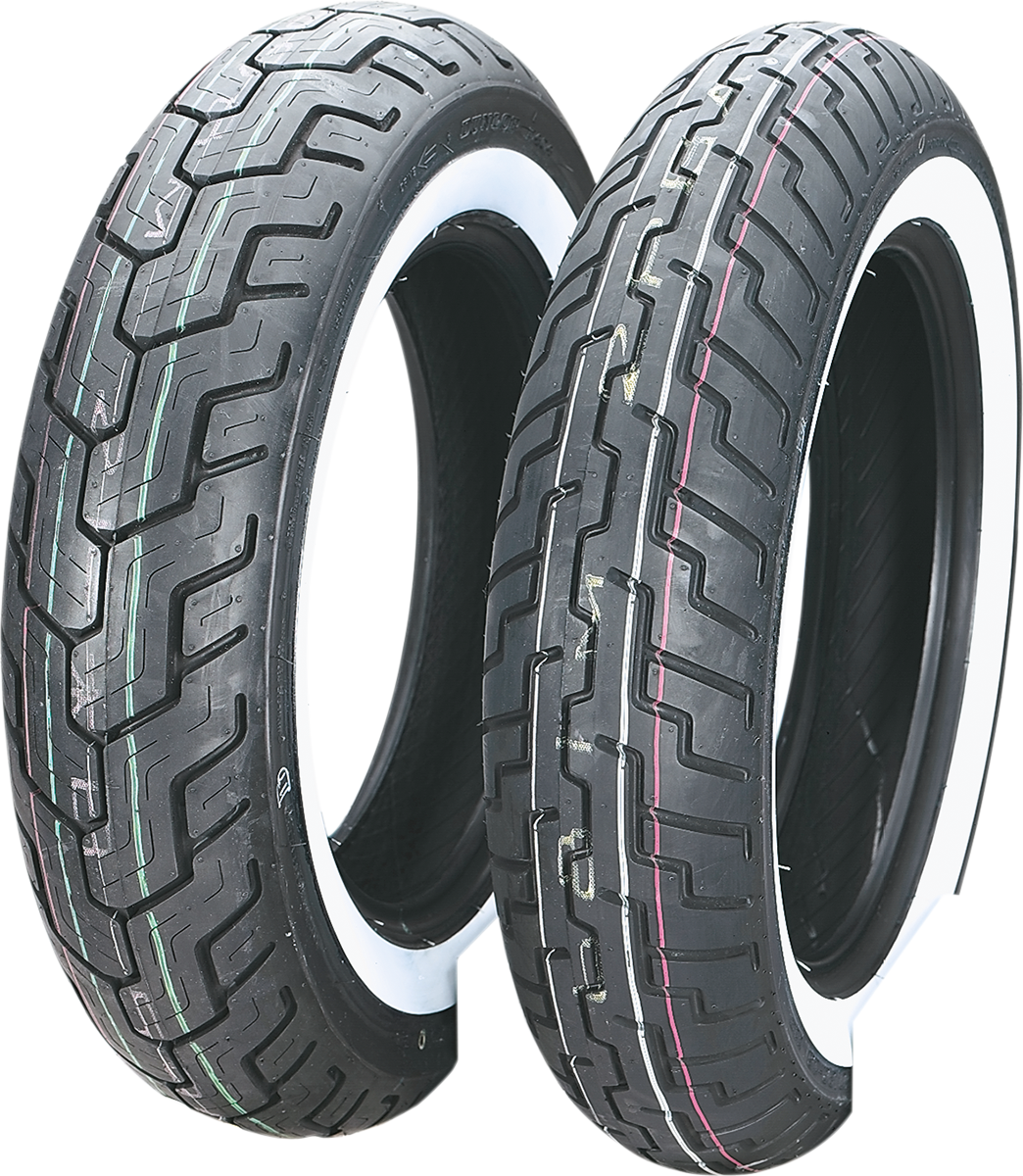 DUNLOP Tire - D404 - Front - 150/80-16 - Wide Whitewall - 71H 45605490