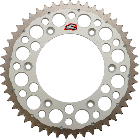 RENTHAL Twinring™ Rear Sprocket - 49 Tooth - Silver 1540-520-49GPSI