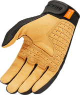 ICON Airform™ Gloves - Black/Tan - Large 3301-4143