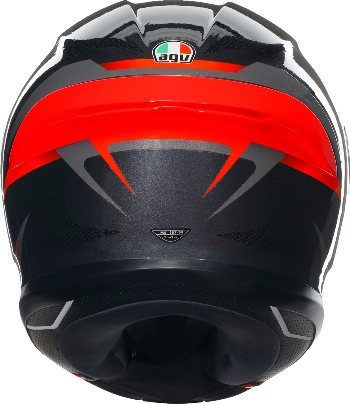 AGV K6 S Helmet - Slashcut - Black/Gray/Red - Small 2118395002014S