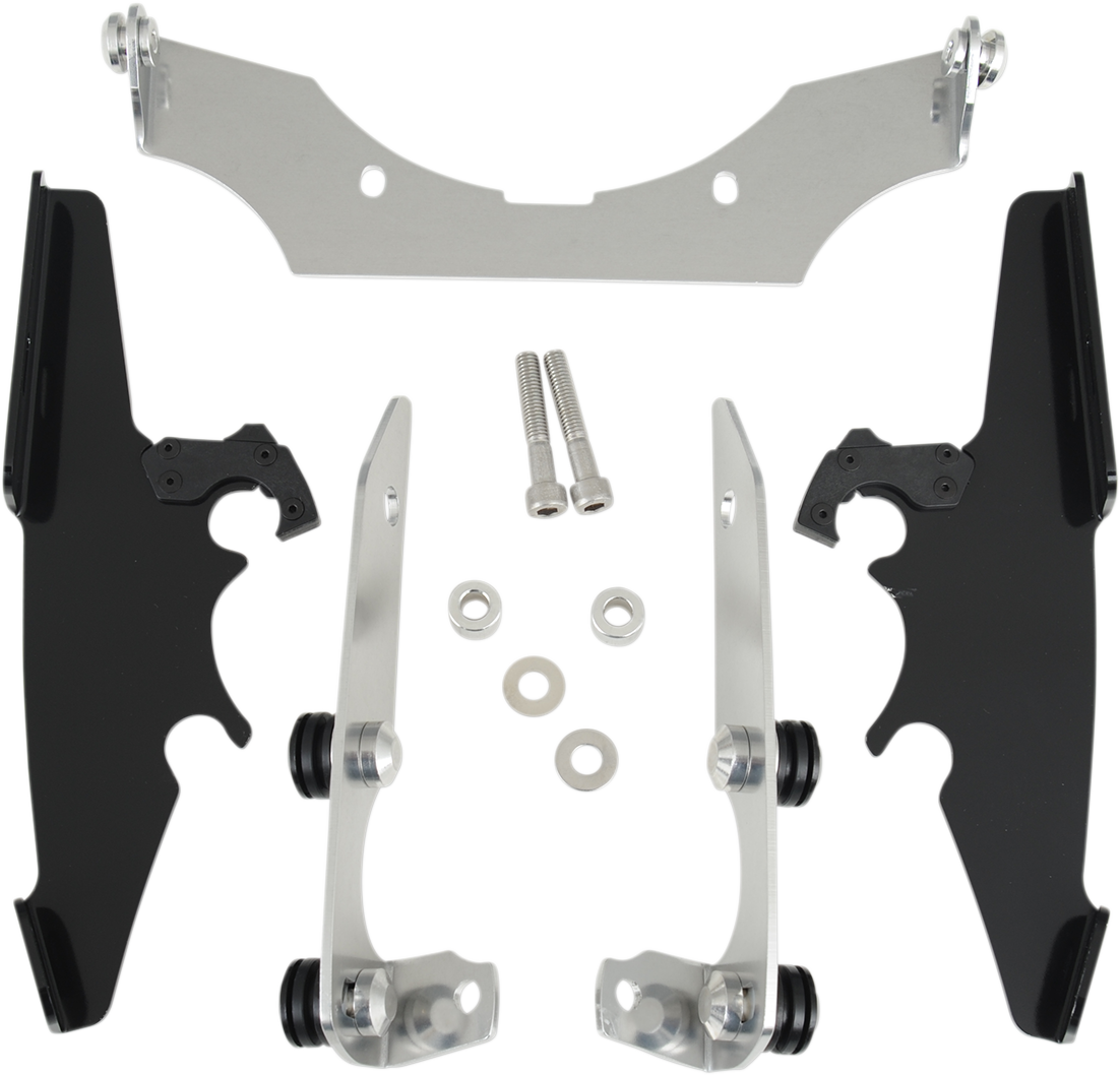 MEMPHIS SHADES Batwing Trigger Lock Mounting Kit - Sabre - Black MEM8991