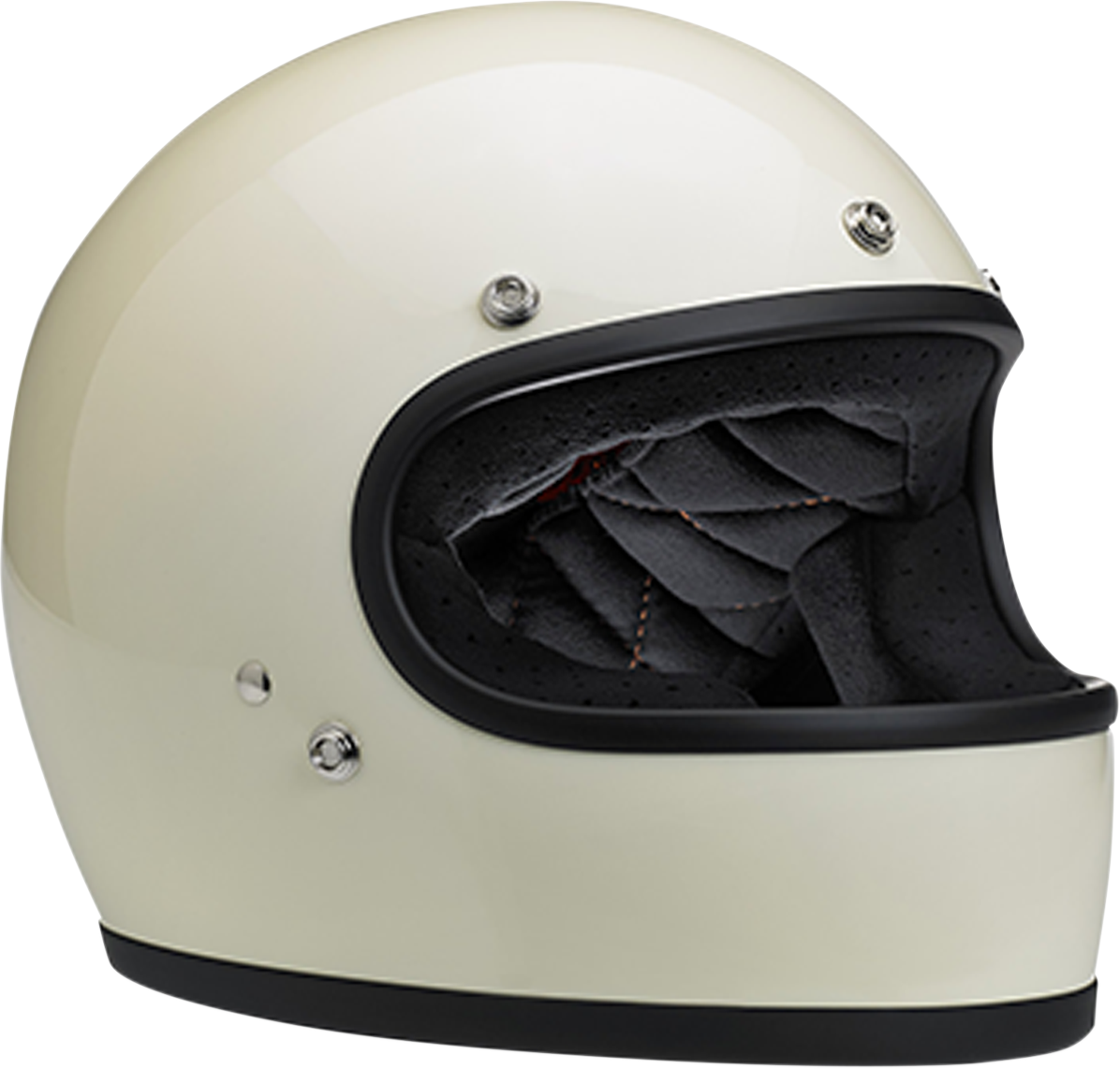 BILTWELL Gringo Helmet - Gloss Vintage White - Medium 1002-102-103