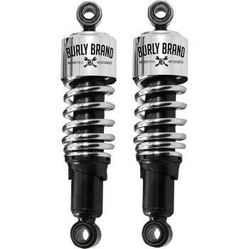 BURLY BRAND Slammer Shock - Chrome - 10.5"  Roadster  883 /1200 B28-1200