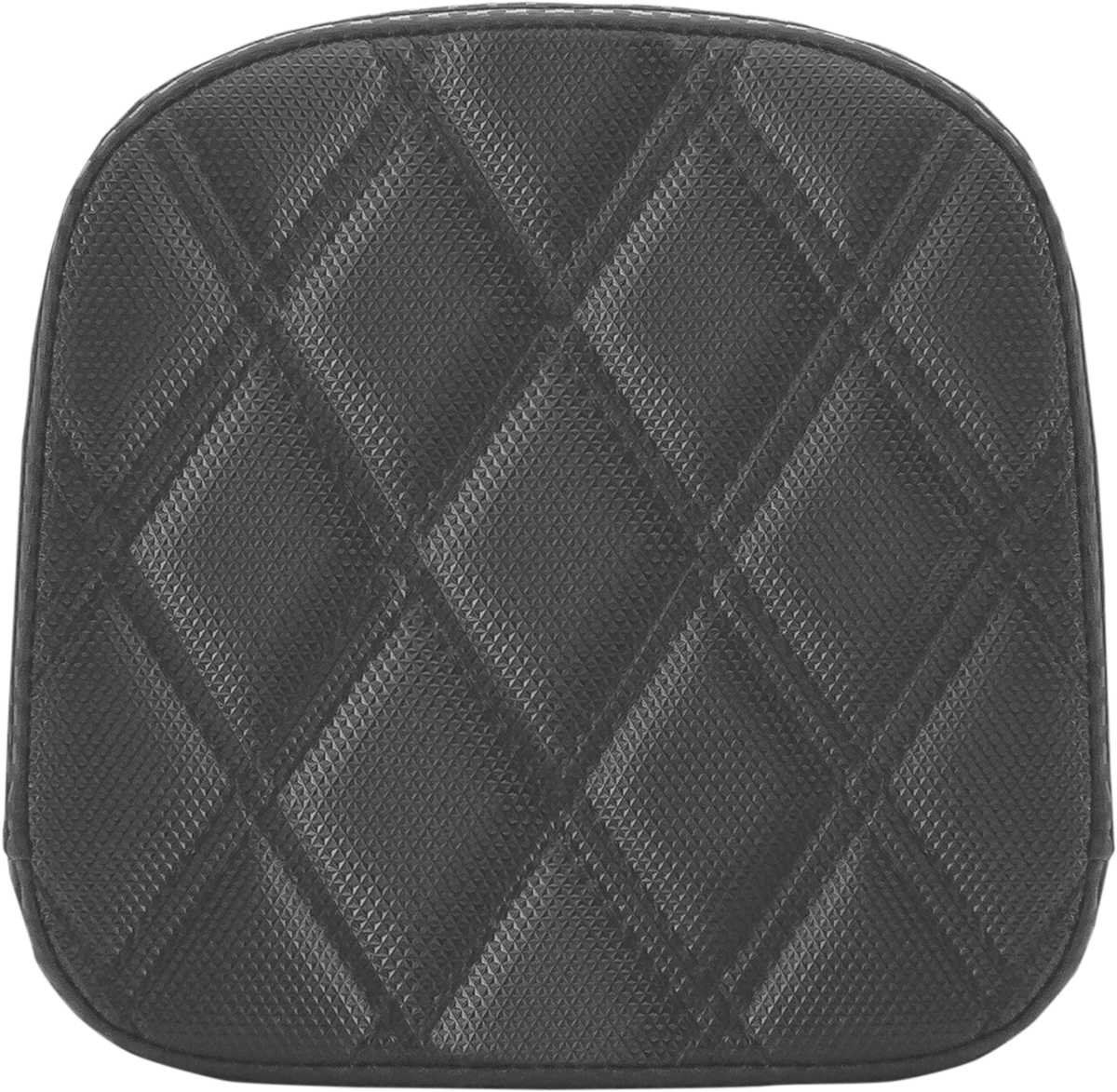 SADDLEMEN Sissy Bar Pad - Lattice Stitched - Black 0407SDC