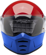 BILTWELL Lane Splitter Helmet - Gloss Podium Red/White/Blue - Medium 1004-549-103