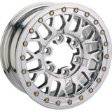 MOOSE RACING Wheel - 346X - Beadlock/6 Lug - Front/Rear - Silver - 15x7 - 6/5.5 - 5+2 346BLMO 157655P54