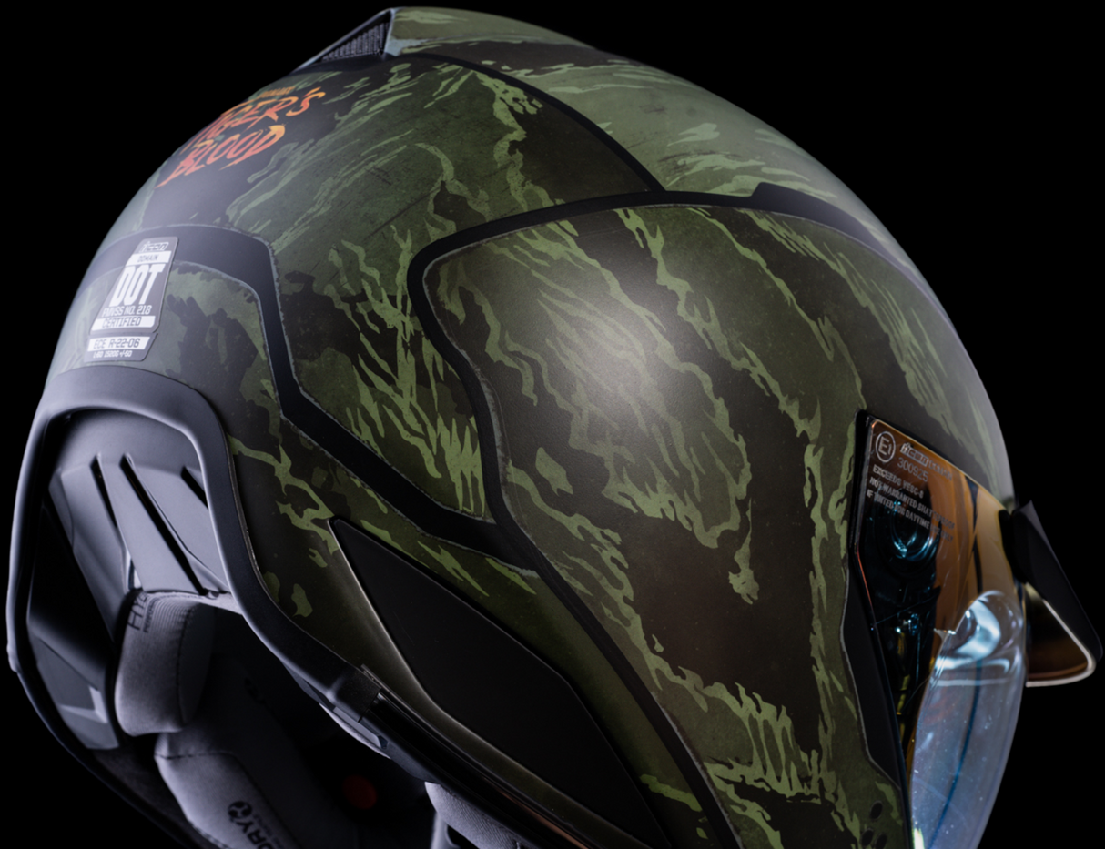 ICON Domain™ Helmet - Tiger's Blood - Green - XL 0101-14927